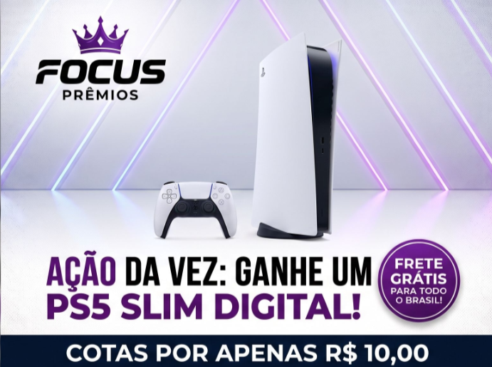 PS5 Slim Digital 825GB - ACABA QUANDO TODAS AS COTAS FOREM VENDIDAS!