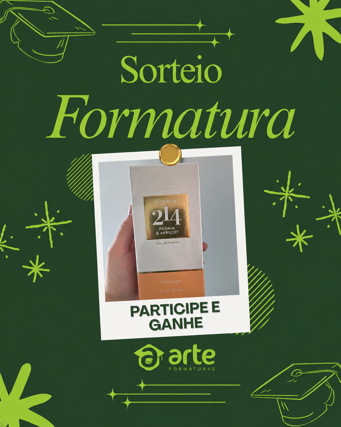 Sorteio para Formatura