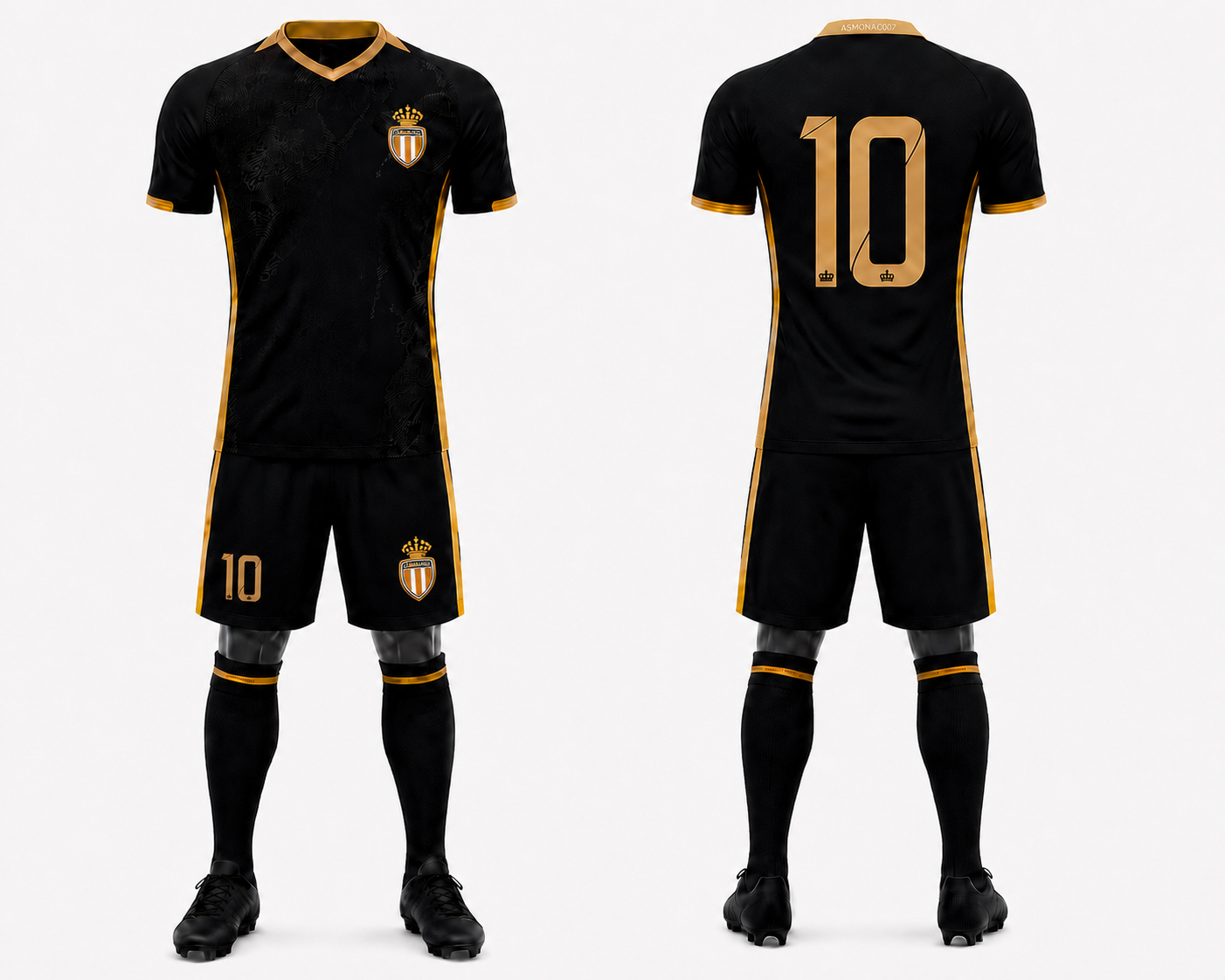 Kit Completo do Novo Uniforme do SC Mônaco F7