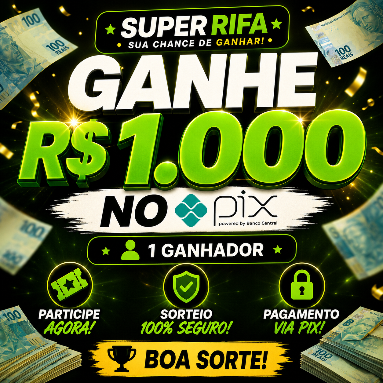 PIX de R$ 1.000,00