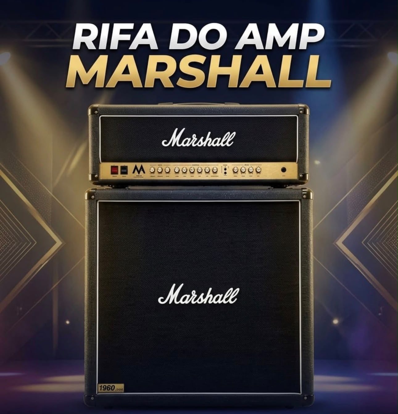 Marshall MA Valvulado cabeca e cx (sorteio relampago)