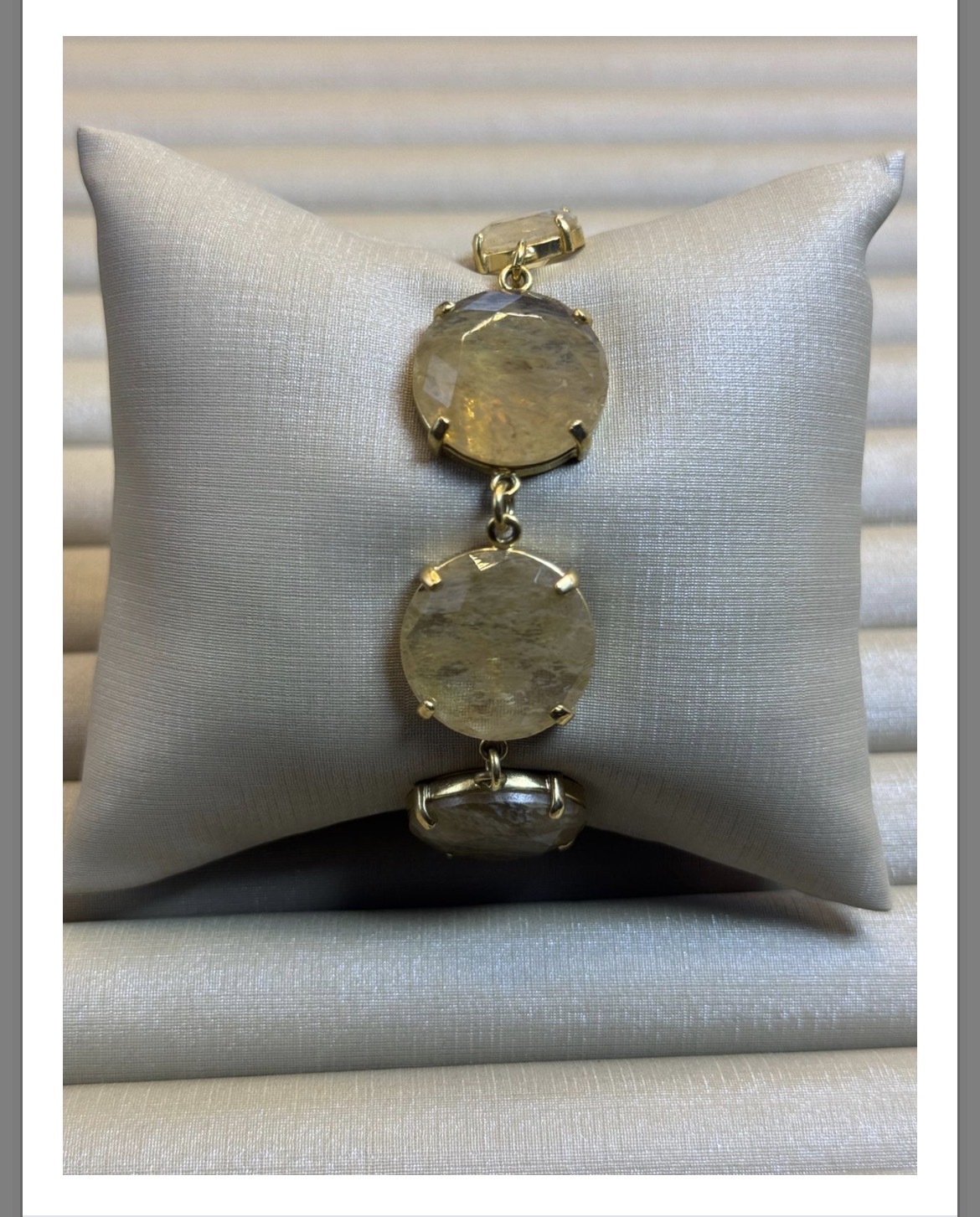 Pulseira Pedra Natural Lapidada Citrino — foto 1
