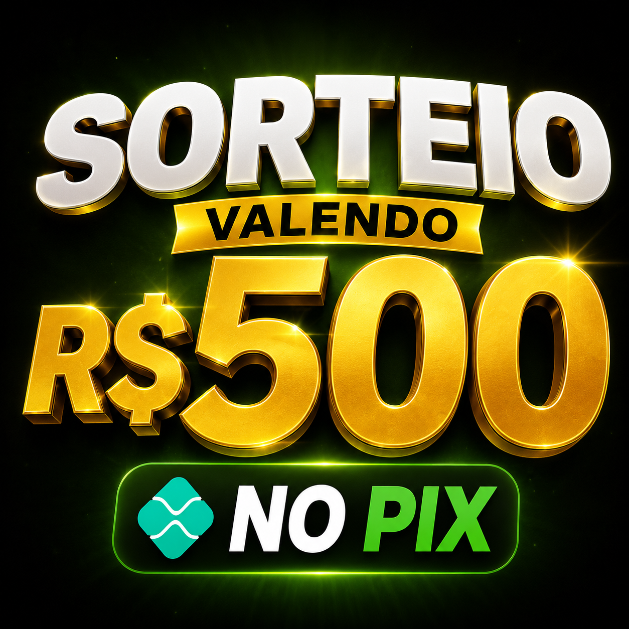 R$300 no Pix