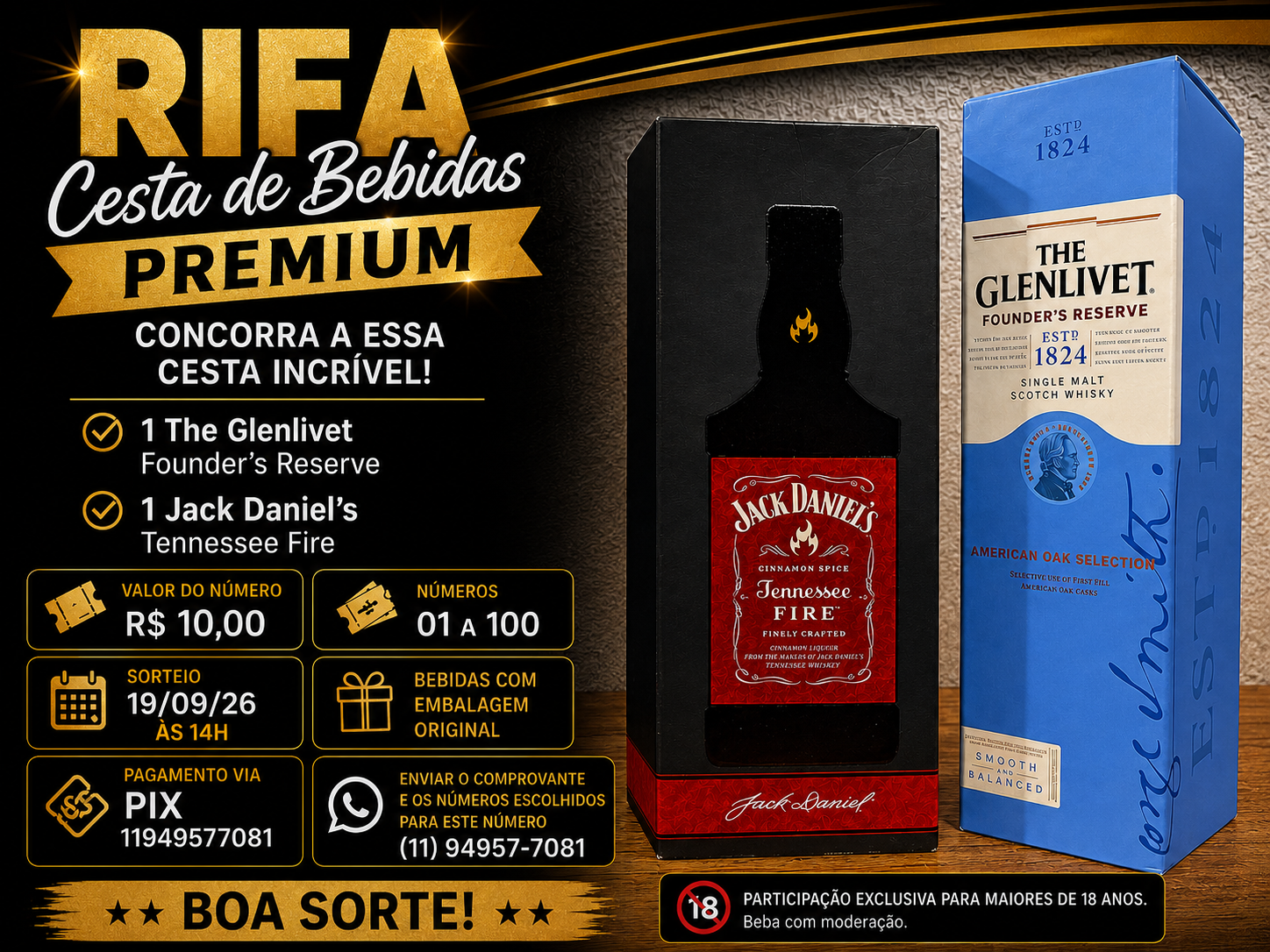 Cesta de Bebidas Premium