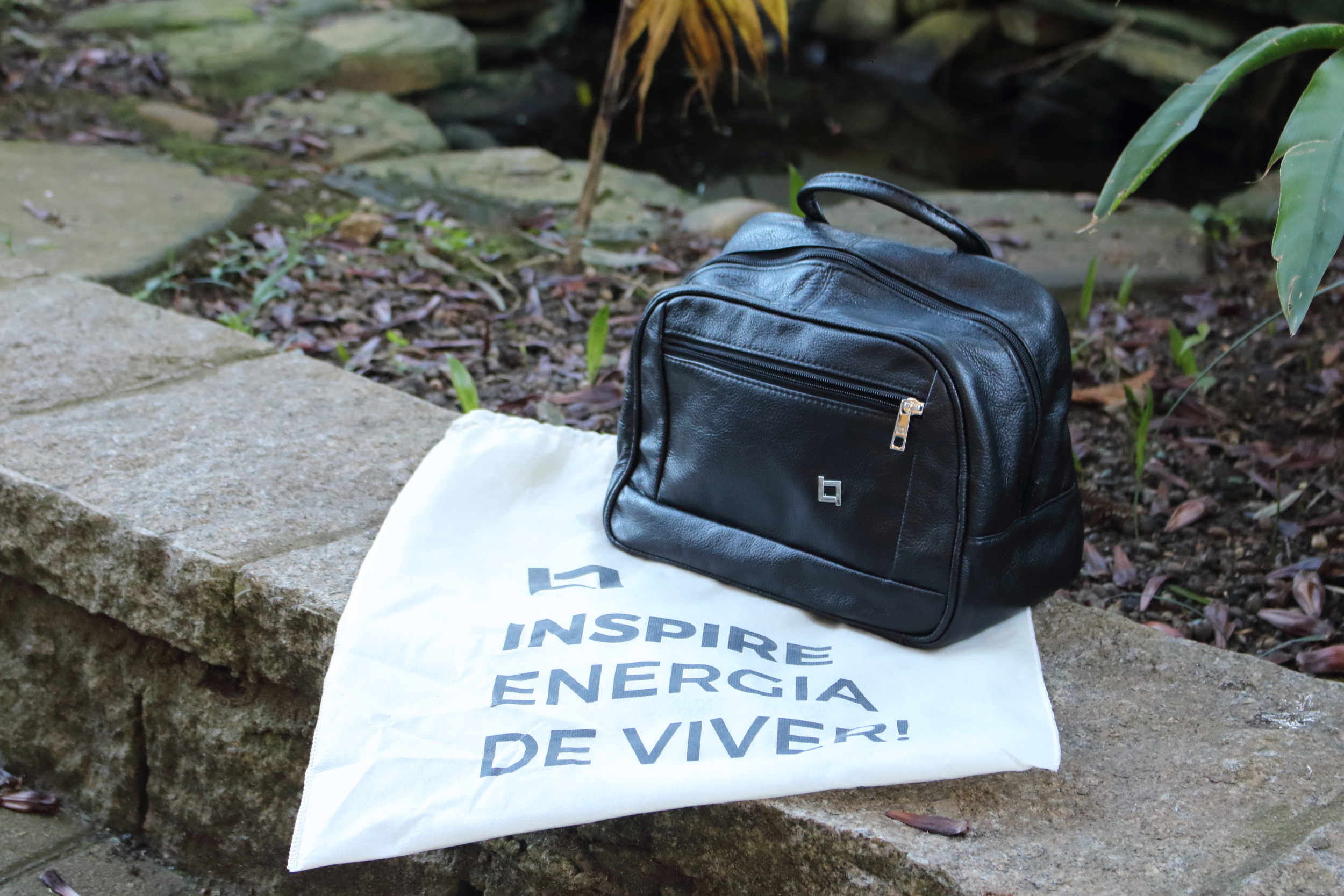 Bolsa de couro preta Laci Baruffi — foto 6