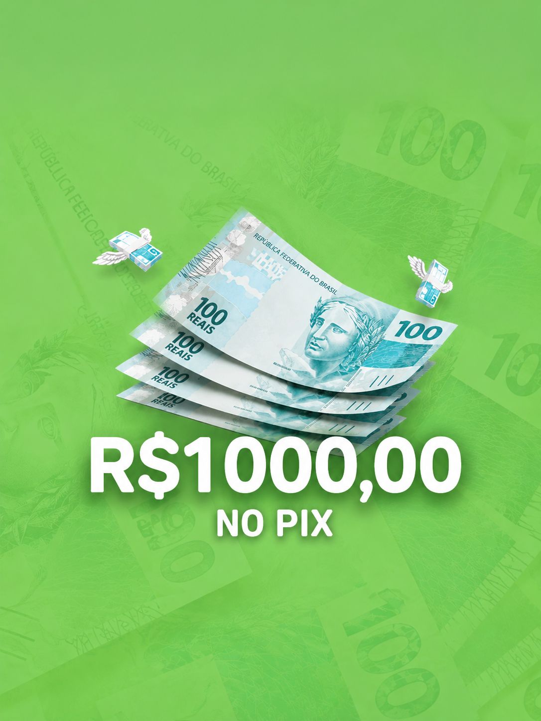 Sorteio 1.000$ no pix