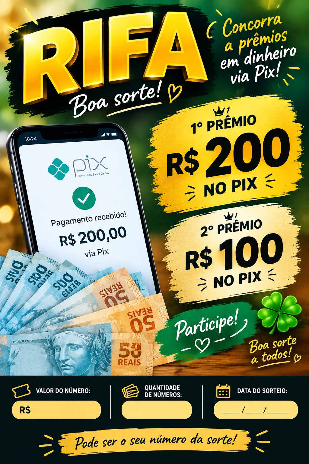 Pix R$ 300,00 — foto 1