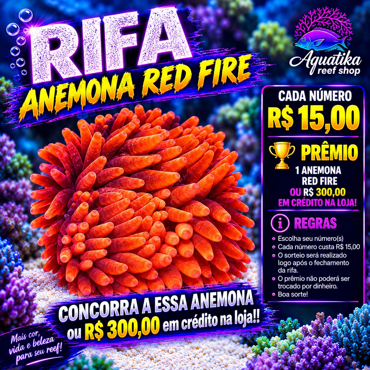 Anêmona Red Fire GGG — foto 1